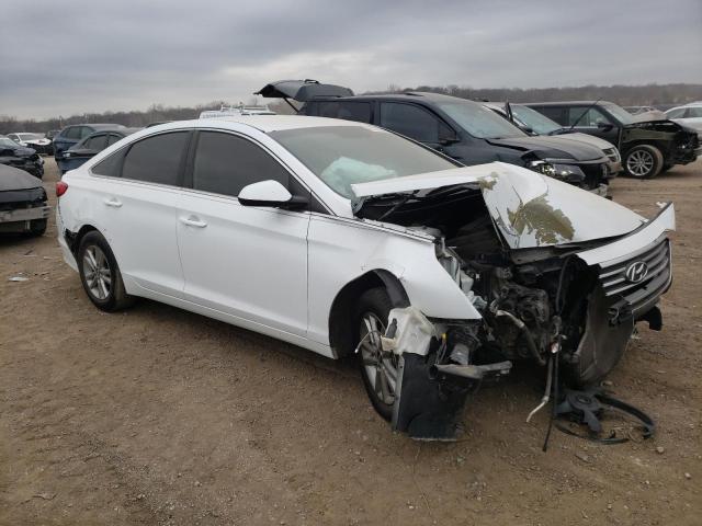 5NPE24AF5FH010593 - 2015 HYUNDAI SONATA SE WHITE photo 4