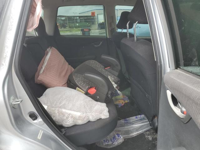 JHMGE8H59DC074504 - 2013 HONDA FIT SPORT Argent photo 10