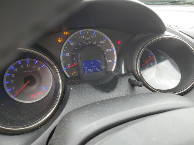 JHMGE8H59DC074504 - 2013 HONDA FIT SPORT Argent photo 9