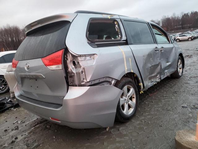 5TDKK3DC2BS065909 - 2011 TOYOTA SIENNA LE SILVER photo 3