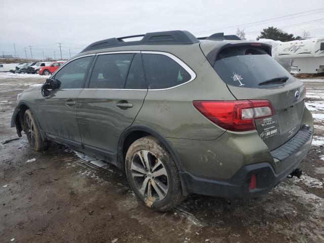 4S4BSANC4J3219941 - 2018 SUBARU OUTBACK 2.5I LIMITED GREEN photo 2