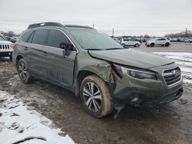 4S4BSANC4J3219941 - 2018 SUBARU OUTBACK 2.5I LIMITED GREEN photo 4