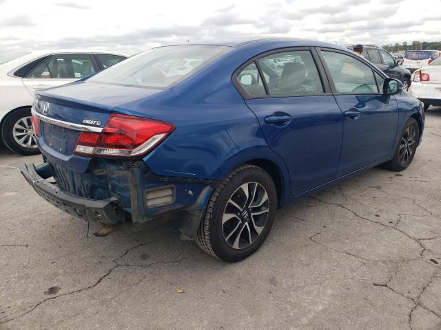 19XFB2F95DE015094 - 2013 HONDA CIVIC EXL BLUE photo 3