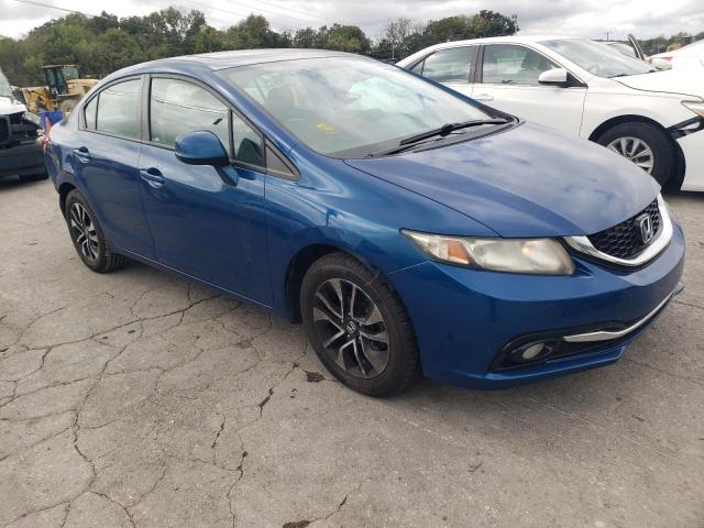 19XFB2F95DE015094 - 2013 HONDA CIVIC EXL BLUE photo 4