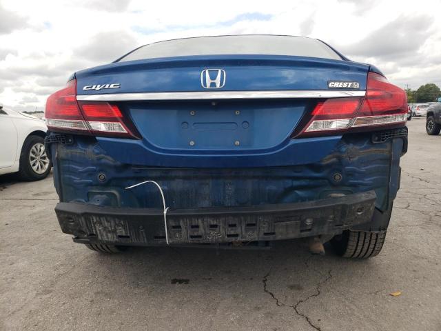 19XFB2F95DE015094 - 2013 HONDA CIVIC EXL BLUE photo 6