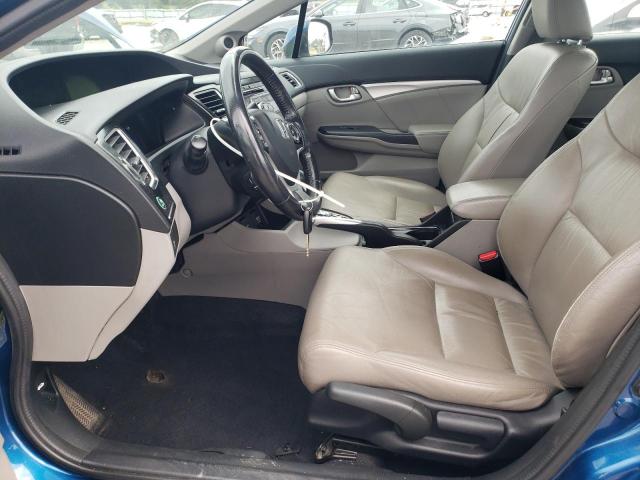 19XFB2F95DE015094 - 2013 HONDA CIVIC EXL BLUE photo 7