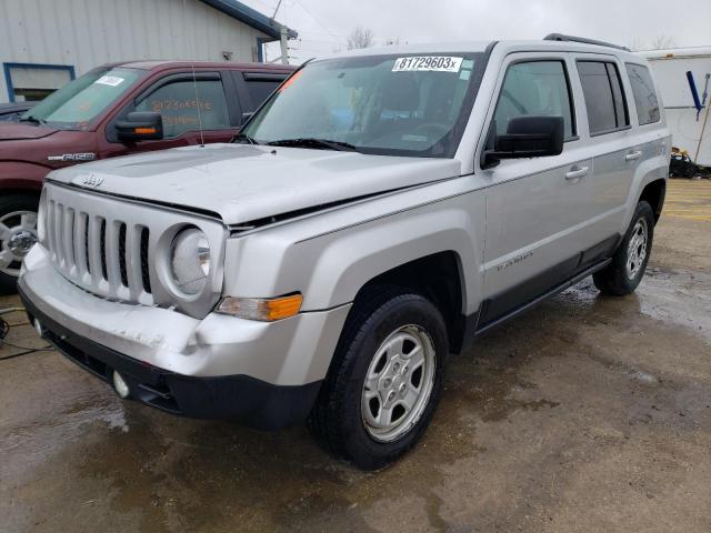 1C4NJRBBXED533804 - 2014 JEEP PATRIOT SPORT SILVER photo 1