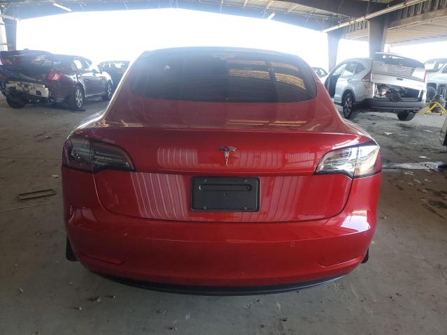5YJ3E1EA1NF295186 - 2022 TESLA MODEL 3 Qırmızı foto 6