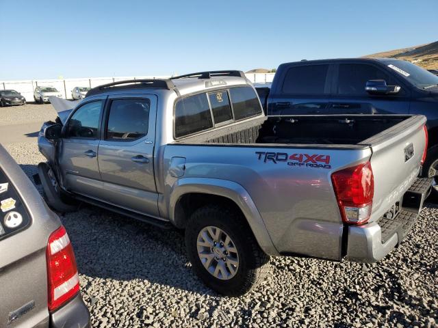 3TMCZ5AN7HM116993 - 2017 TOYOTA TACOMA DOUBLE CAB SILVER photo 2