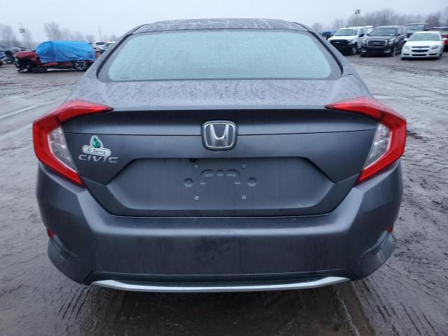 2HGFC2F63KH570762 - 2019 HONDA CIVIC LX GRAY photo 6