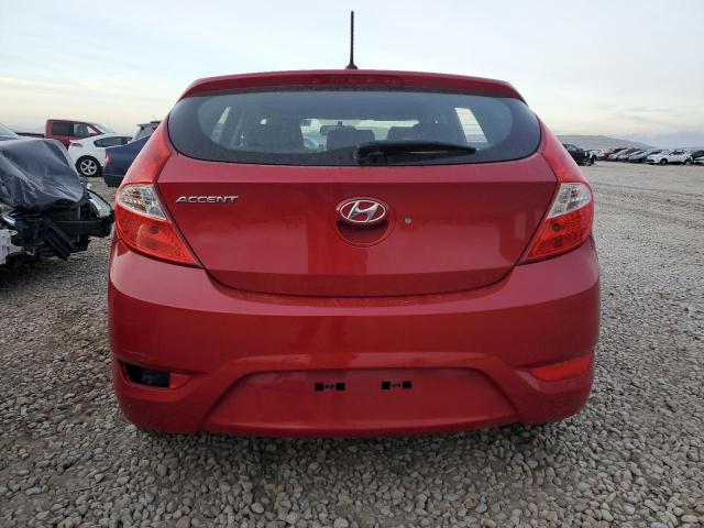 KMHCT5AE3EU188648 - 2014 HYUNDAI ACCENT GLS RED photo 6