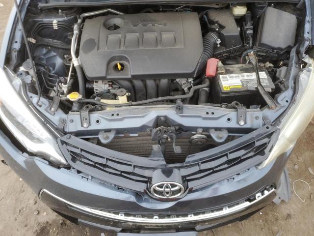 2T1BURHE6GC612429 - 2016 TOYOTA COROLLA L GRAY photo 11