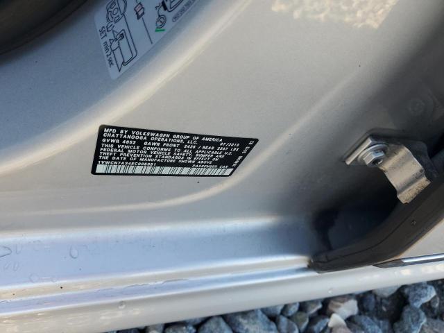 1VWCN7A34EC005351 - 2014 VOLKSWAGEN PASSAT SEL 银色 照片 12