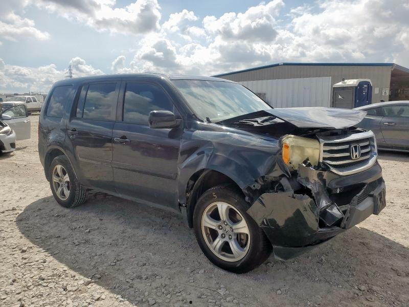 5FNYF3H5XDB003580 - 2013 HONDA PILOT EXL Negro foto 4