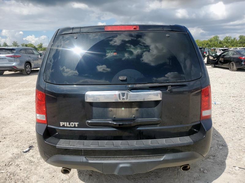 5FNYF3H5XDB003580 - 2013 HONDA PILOT EXL Negro foto 6