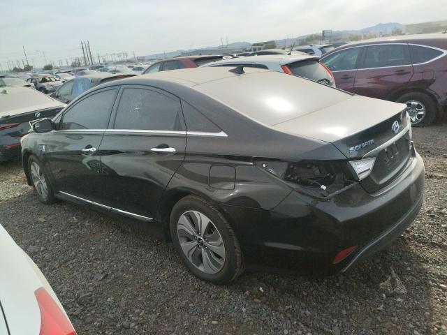 KMHEC4A47FA136162 - 2015 HYUNDAI SONATA HYBRID BLACK photo 2