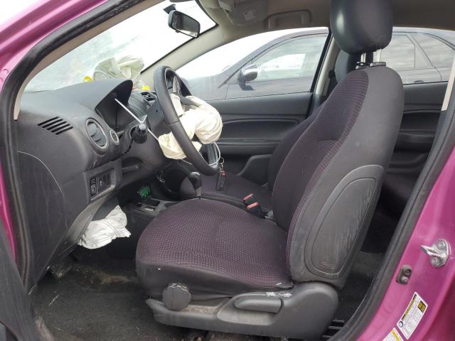 ML32A4HJ4EH019057 - 2014 MITSUBISHI MIRAGE ES PINK photo 7