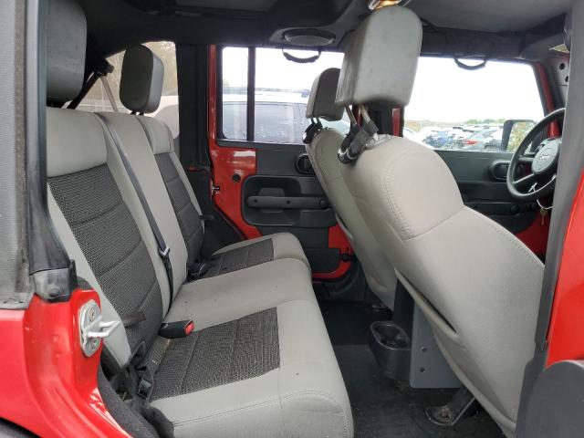 1J4BA3H19AL214385 - 2010 JEEP WRANGLER U SPORT RED photo 11