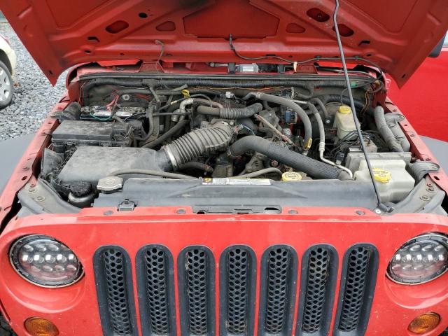 1J4BA3H19AL214385 - 2010 JEEP WRANGLER U SPORT RED photo 12