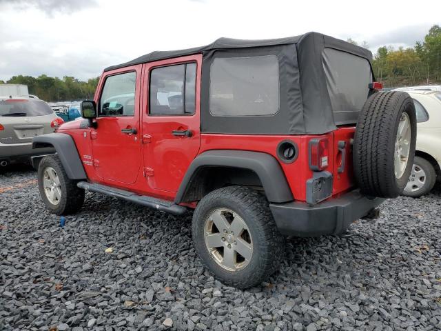 1J4BA3H19AL214385 - 2010 JEEP WRANGLER U SPORT RED photo 2