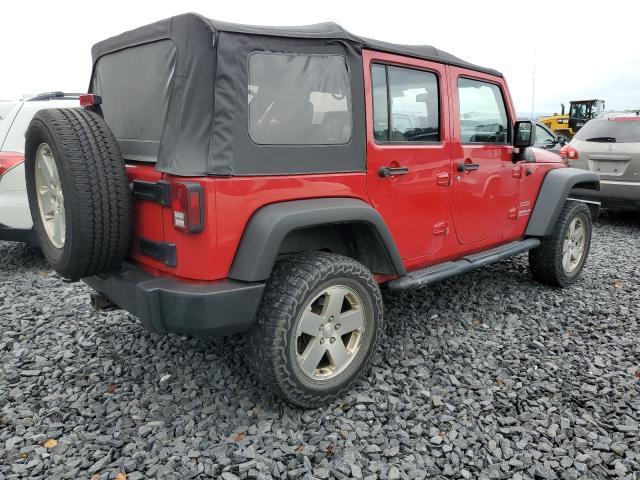1J4BA3H19AL214385 - 2010 JEEP WRANGLER U SPORT RED photo 3
