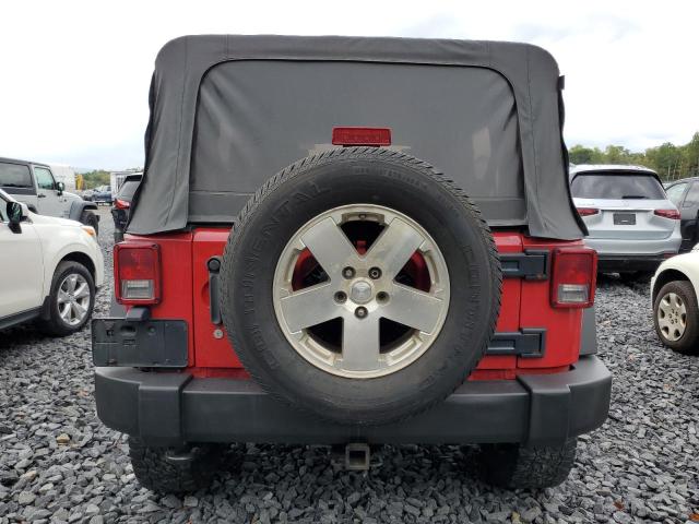 1J4BA3H19AL214385 - 2010 JEEP WRANGLER U SPORT RED photo 6