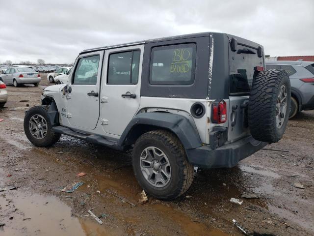 1J4GA39167L229150 - 2007 JEEP WRANGLER X SILVER photo 2