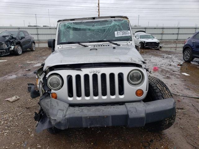 1J4GA39167L229150 - 2007 JEEP WRANGLER X SILVER photo 5