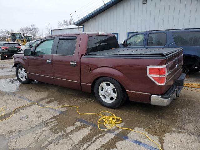 1FTEW1C83AFC46597 - 2010 FORD F150 SUPERCREW BURGUNDY photo 2