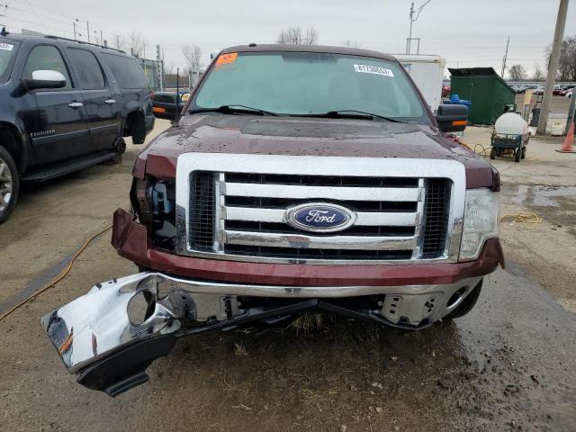 1FTEW1C83AFC46597 - 2010 FORD F150 SUPERCREW BURGUNDY photo 5