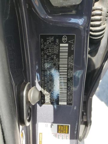 JTDKN3DU8A0020975 - 2010 TOYOTA PRIUS 灰色 照片 13