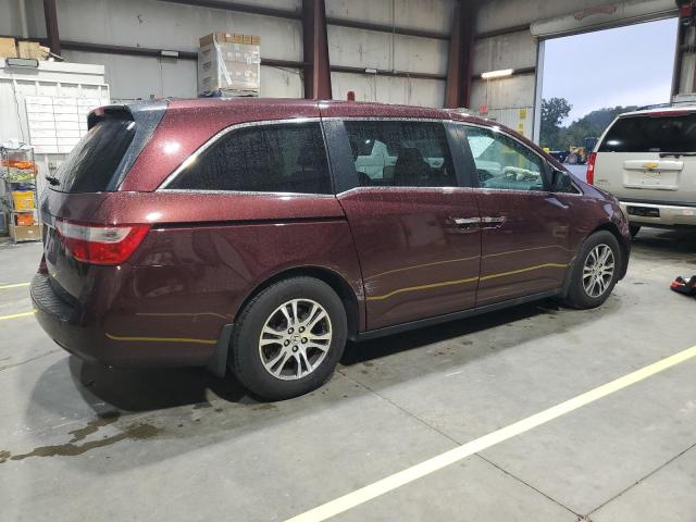 5FNRL5H69CB098410 - 2012 HONDA ODYSSEY EXL MAROON photo 3
