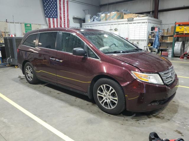 5FNRL5H69CB098410 - 2012 HONDA ODYSSEY EXL MAROON photo 4