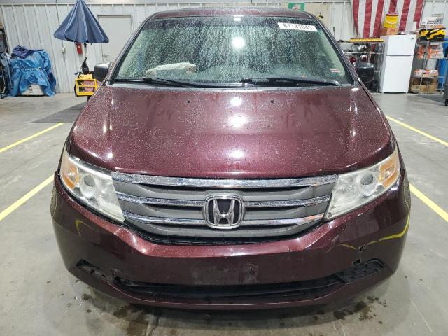5FNRL5H69CB098410 - 2012 HONDA ODYSSEY EXL MAROON photo 5