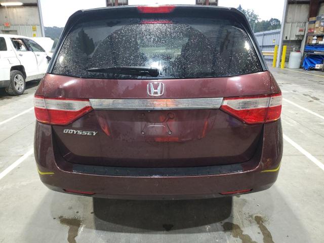 5FNRL5H69CB098410 - 2012 HONDA ODYSSEY EXL MAROON photo 6