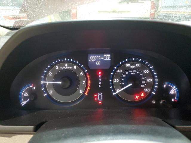 5FNRL5H69CB098410 - 2012 HONDA ODYSSEY EXL MAROON photo 9