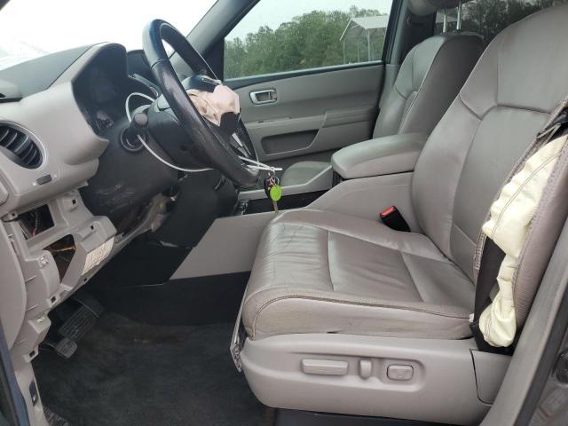 5FNYF4H60DB040006 - 2013 HONDA PILOT EXL GRAY photo 7
