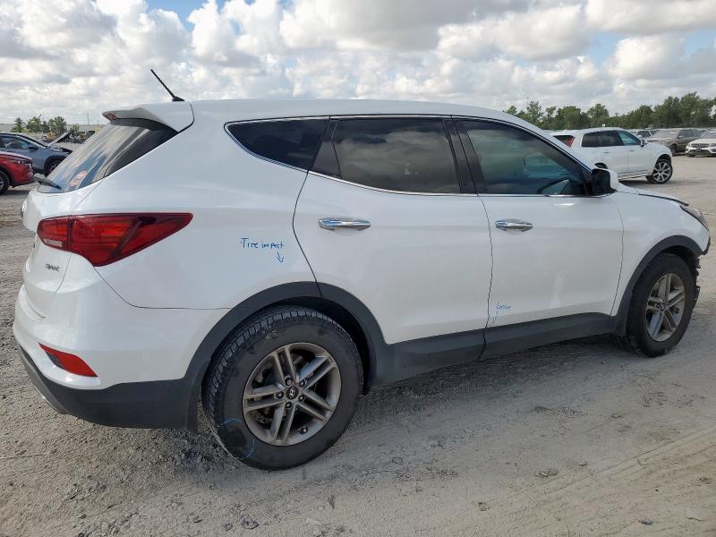 5XYZT3LB8JG560258 - 2018 HYUNDAI SANTA FE S WHITE photo 3