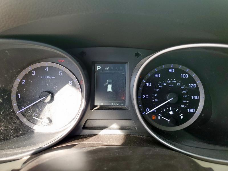 5XYZT3LB8JG560258 - 2018 HYUNDAI SANTA FE S WHITE photo 9