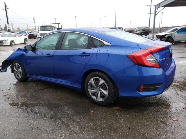 2HGFC2F65KH555065 - 2019 HONDA CIVIC LX BLUE photo 2