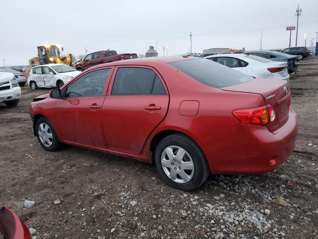 1NXBU4EE5AZ263731 - 2010 TOYOTA COROLLA BASE RED photo 2