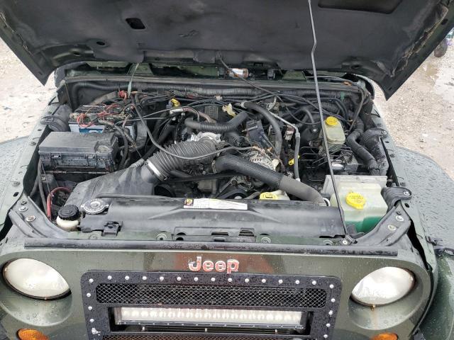 1J8GA59108L512350 - 2008 JEEP WRANGLER U SAHARA 绿色 照片 11