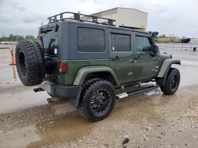 1J8GA59108L512350 - 2008 JEEP WRANGLER U SAHARA 绿色 照片 3