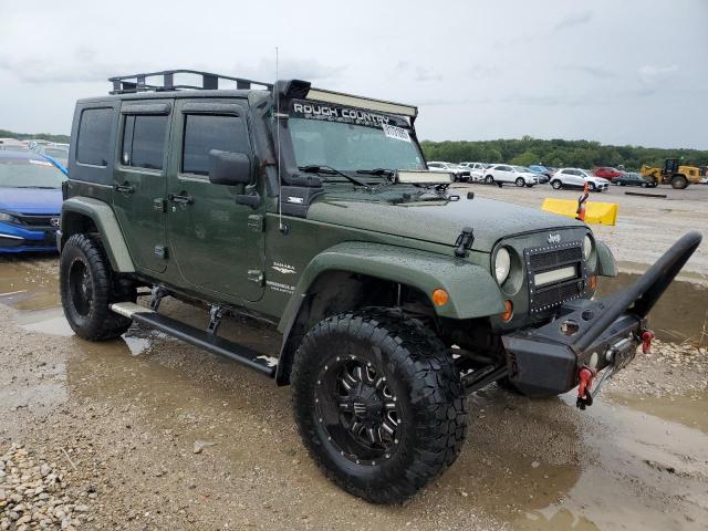 1J8GA59108L512350 - 2008 JEEP WRANGLER U SAHARA 绿色 照片 4