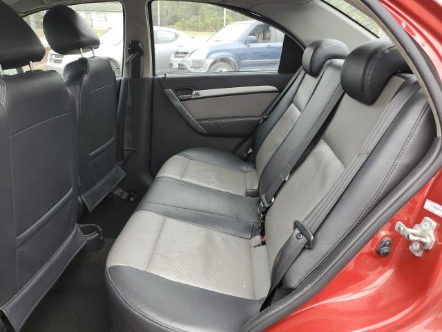 KL1TG5DE2BB192032 - 2011 CHEVROLET AVEO LT RED photo 10