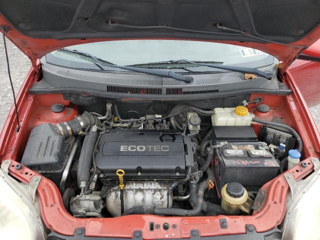 KL1TG5DE2BB192032 - 2011 CHEVROLET AVEO LT RED photo 11