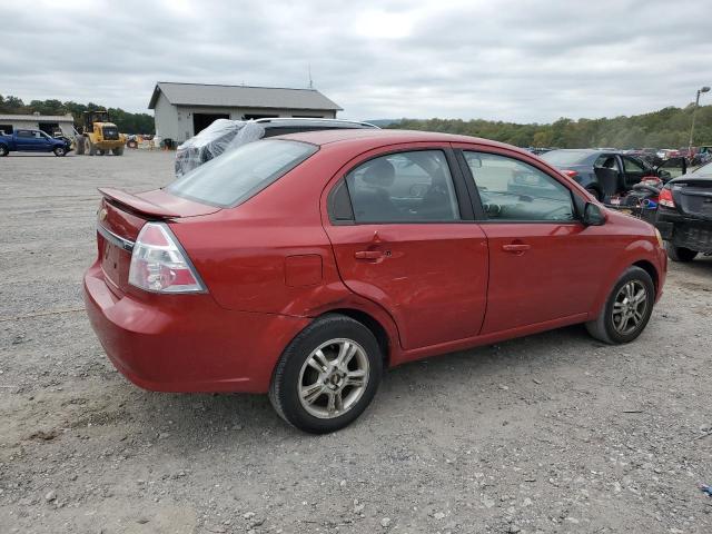 KL1TG5DE2BB192032 - 2011 CHEVROLET AVEO LT RED photo 3