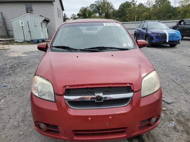 KL1TG5DE2BB192032 - 2011 CHEVROLET AVEO LT RED photo 5