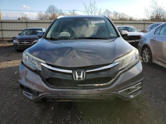 5J6RM3H76FL008314 - 2015 HONDA CR-V EXL GRAY photo 5