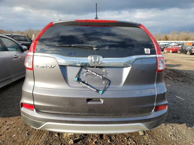 5J6RM3H76FL008314 - 2015 HONDA CR-V EXL GRAY photo 6